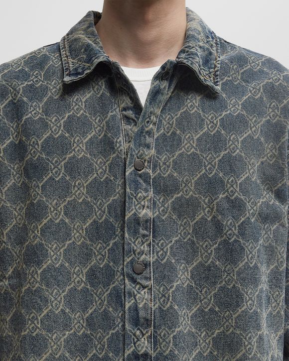 shield laser denim shirt