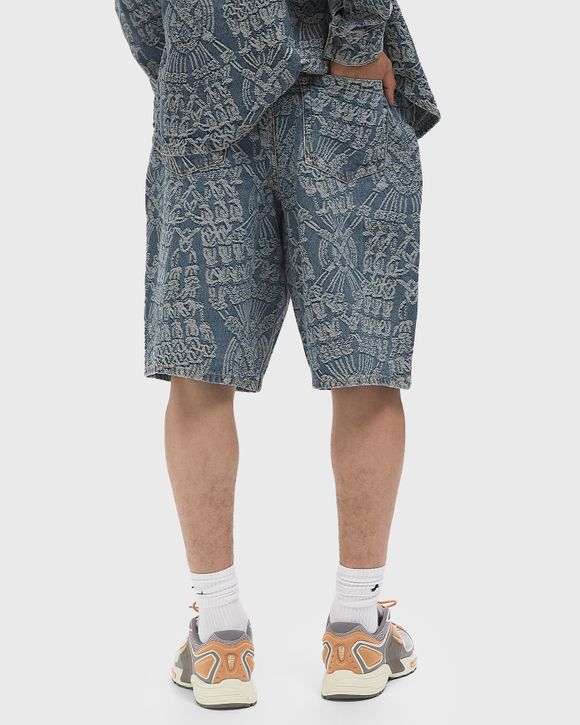 ショートパンツ DAILY PAPER SS25 MACRAME DENIM SHORTS (2513093 MEDIUM) Daily Paper MACRAME DENIM SHORTS Blue | BSTN Store