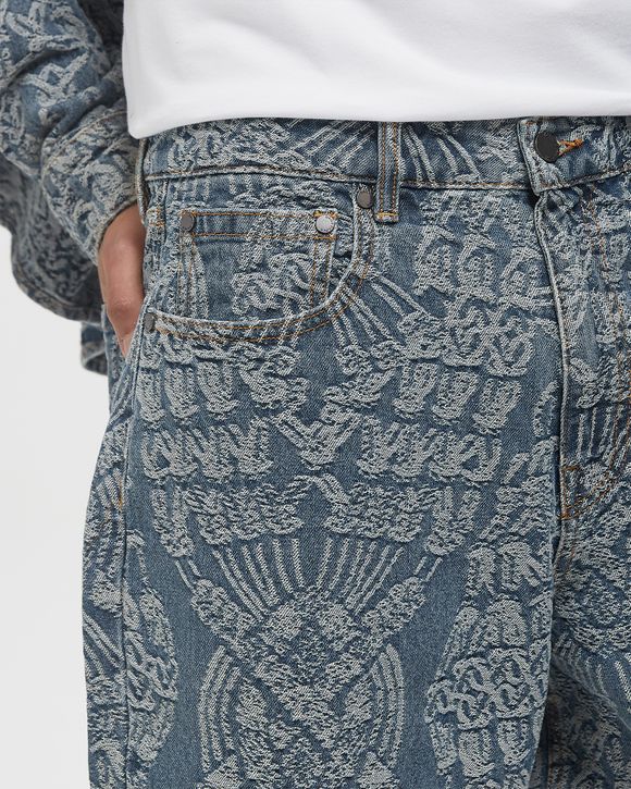 MACRAME DENIM SHORTS