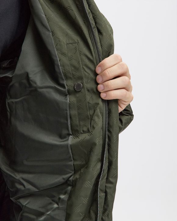 monogram puffer jacket