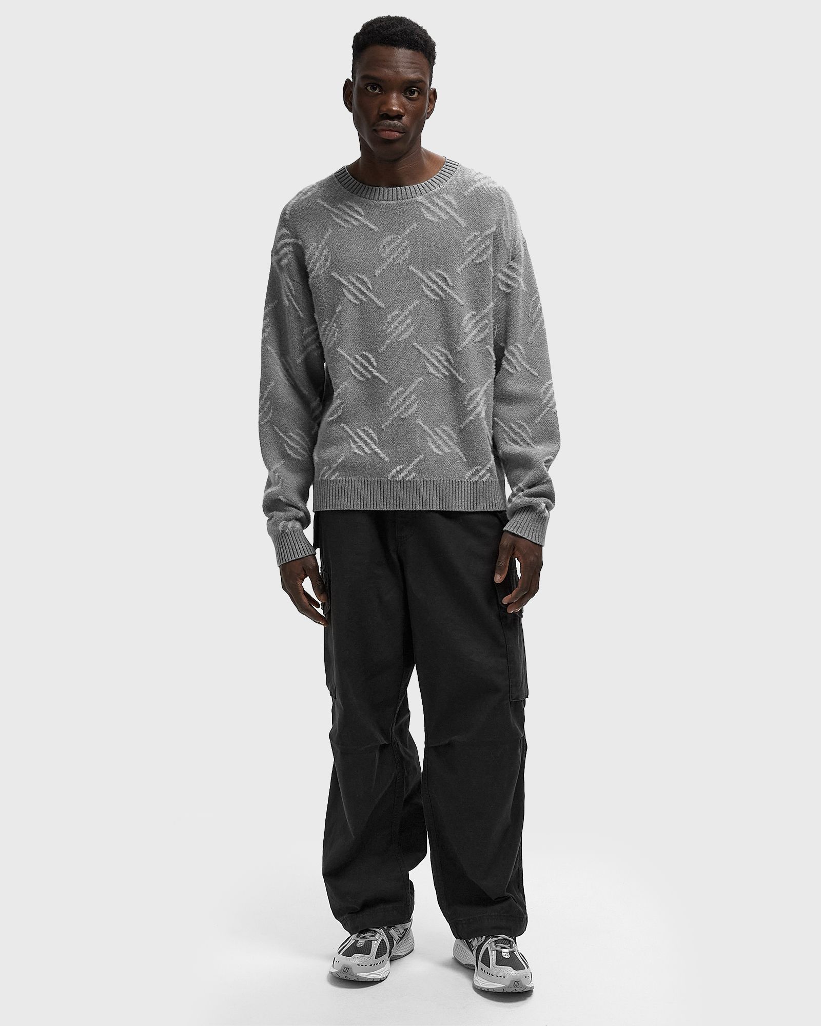 tevin monogram knit sweater