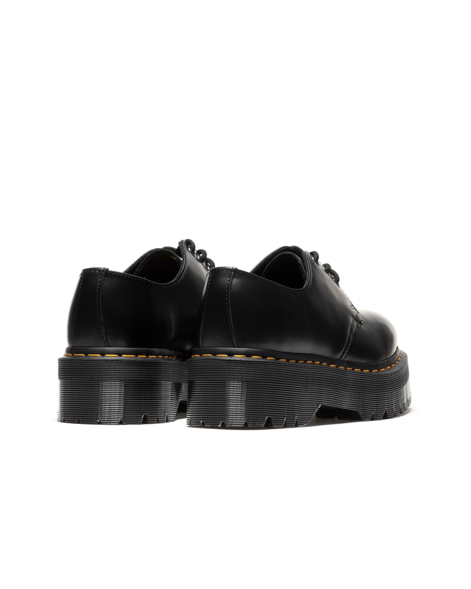 1461 QUAD BLACK POLISHED SMOOTH