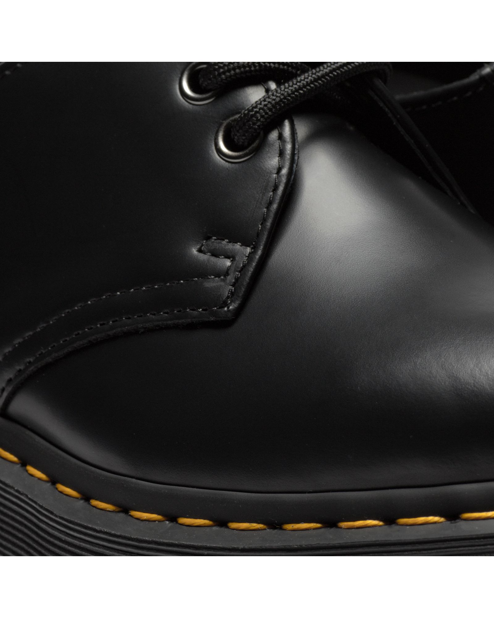 1461 QUAD BLACK POLISHED SMOOTH