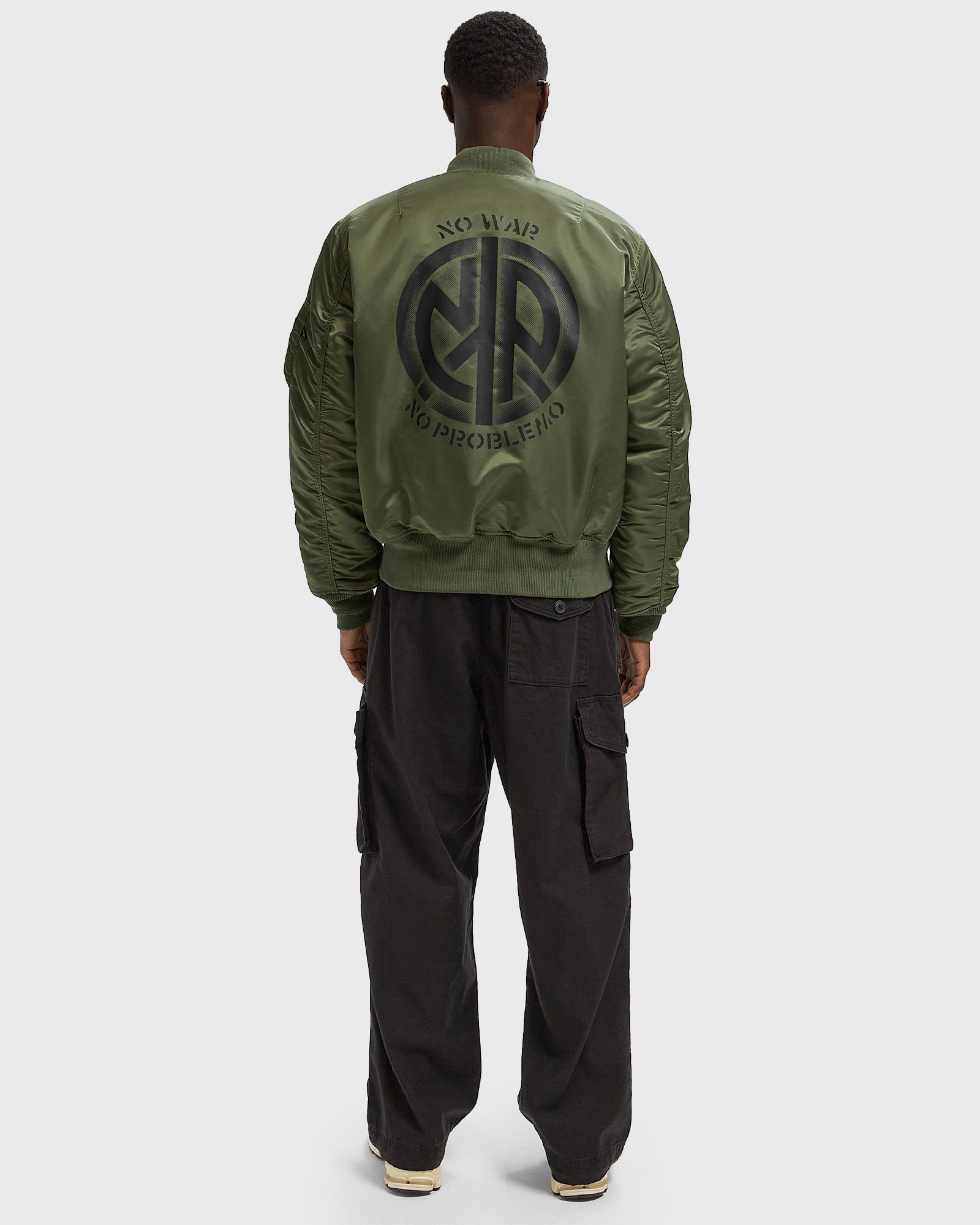 x No Problemo No War MA-1 Jacket