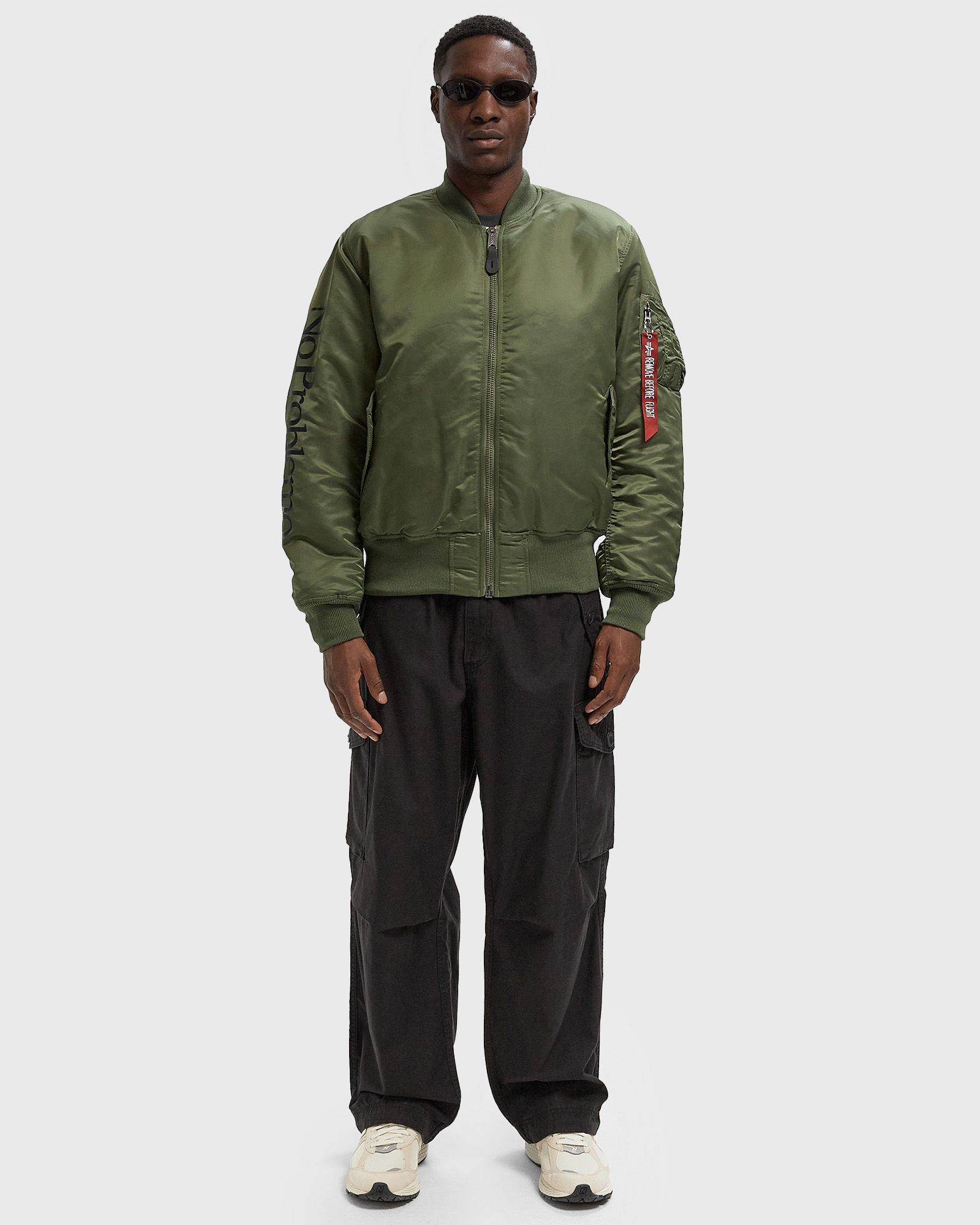 x No Problemo No War MA-1 Jacket