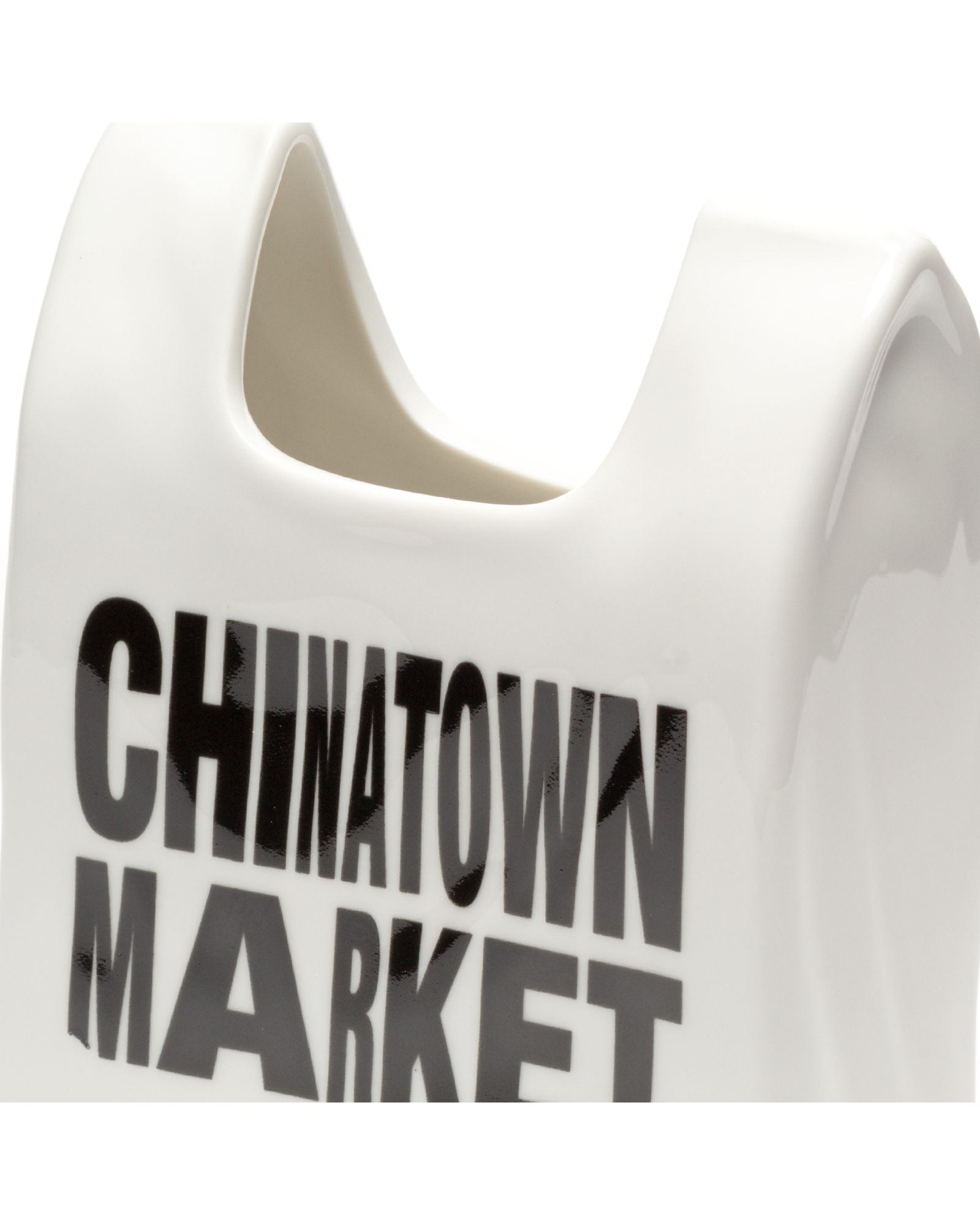 Smiley Bag Ceramic Pen Holder