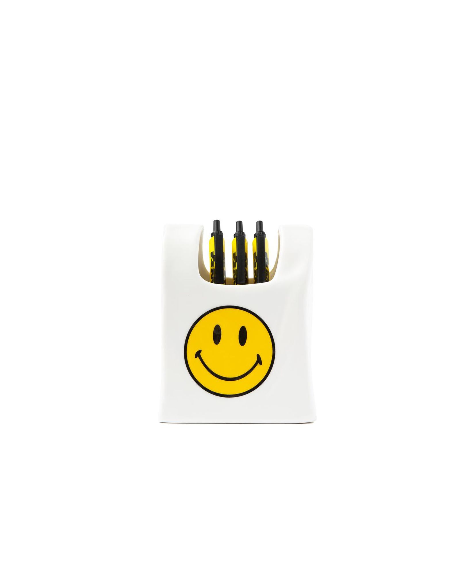 Smiley Bag Ceramic Pen Holder