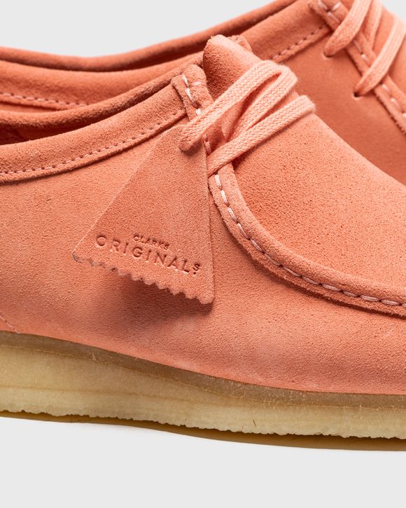 Wallabee store coral suede