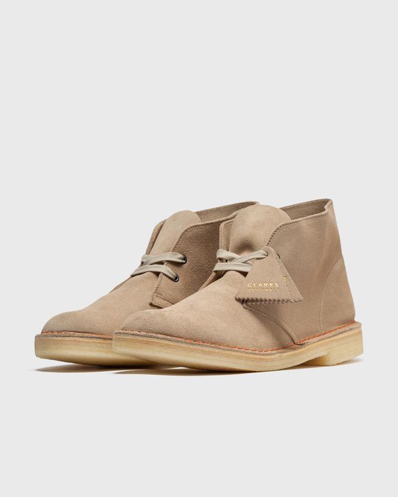 Beige clarks best sale desert boots