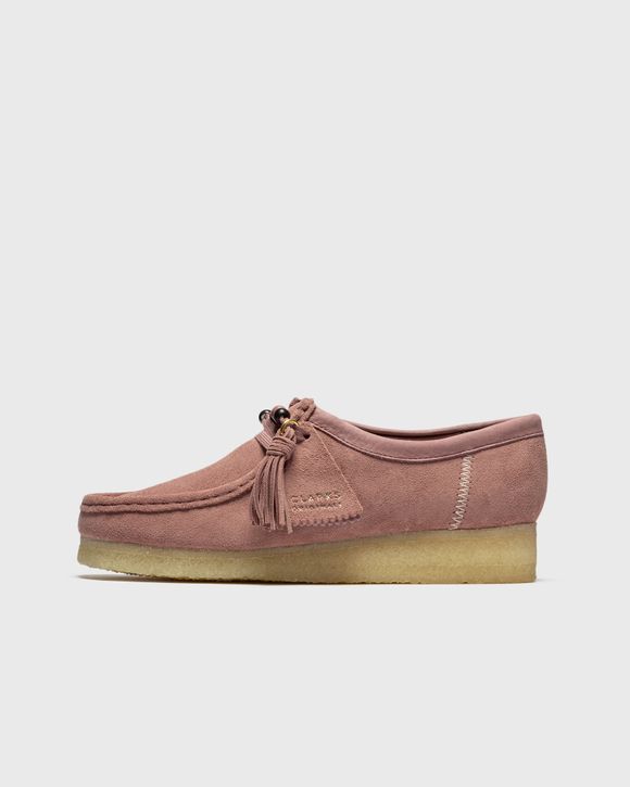 【Clarks ORIGINALS】Vintage Pink Wallabee Clarks Originals Women's Blush Pink Leather Wallabee