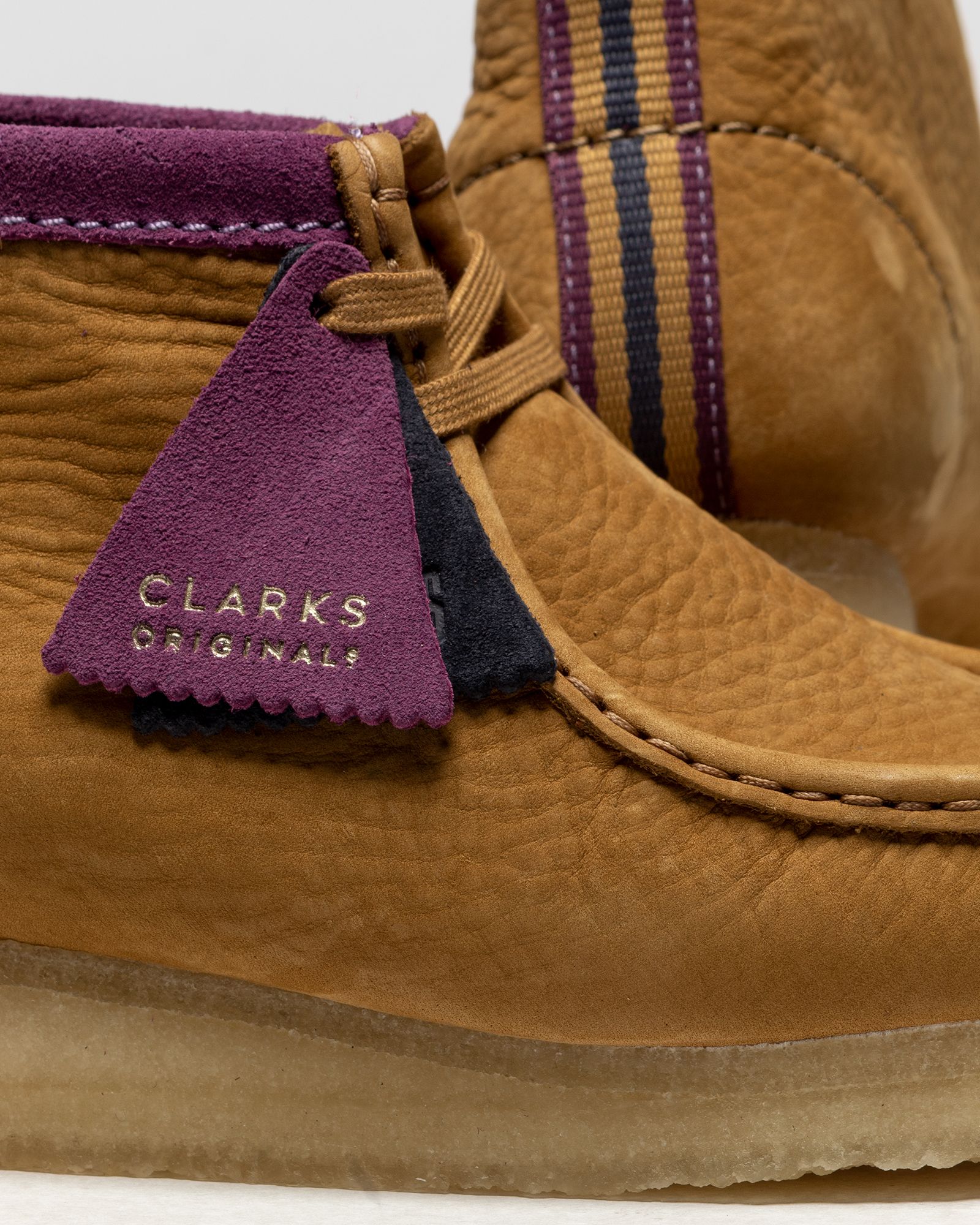 Wallabee Boot. Oakmoss Combi