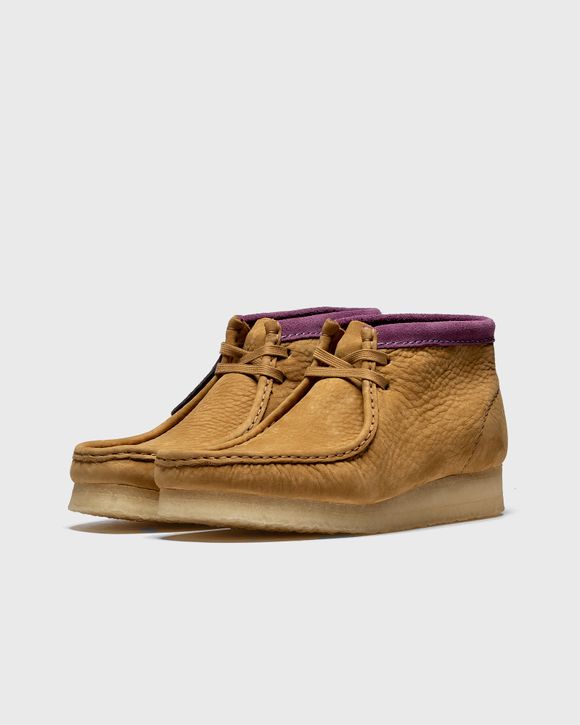 Clarks Originals Wallabee Boot. Oakmoss Combi Brown - OAKMOSS COMBI