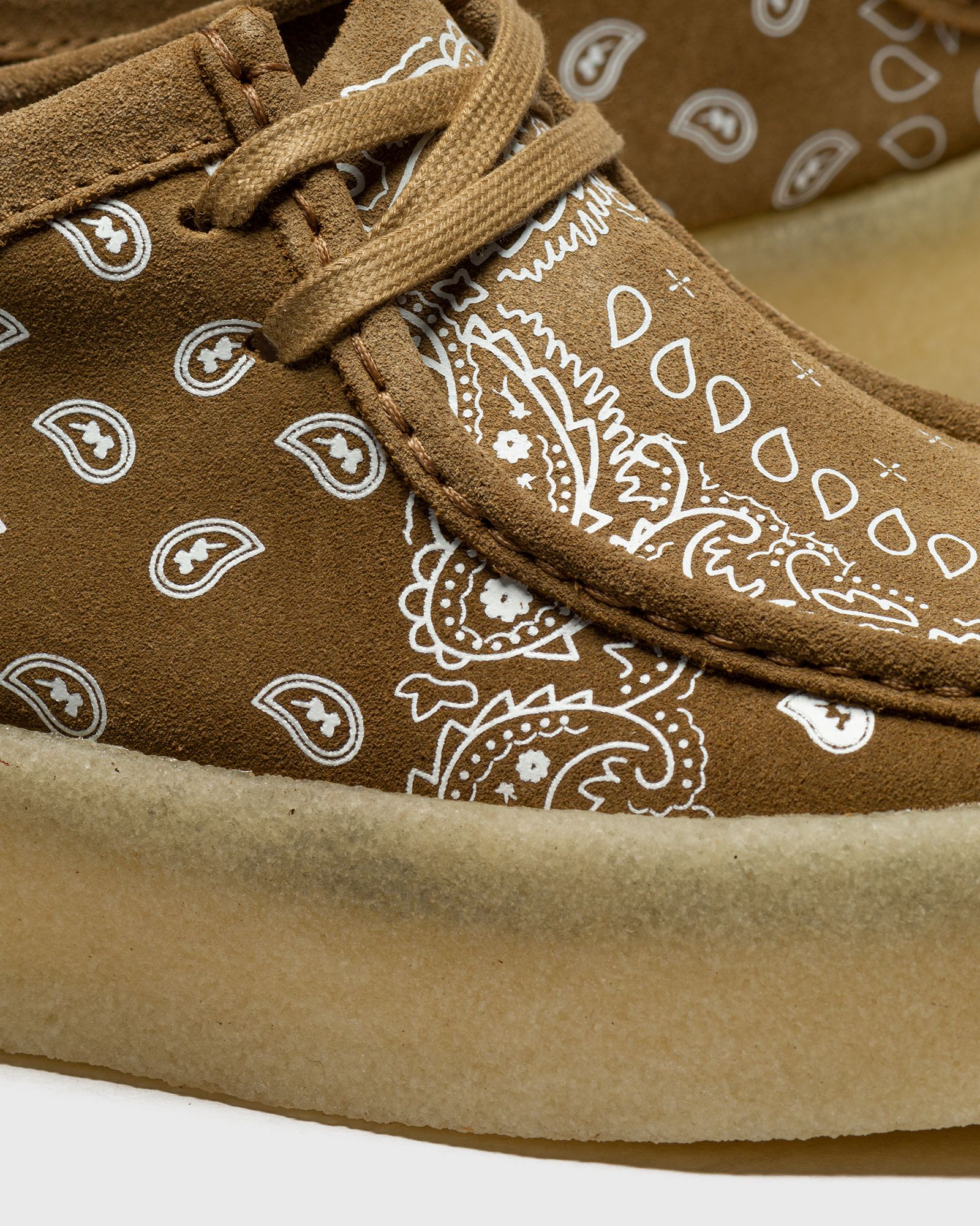 Wallabee Cup Dark Olive Print