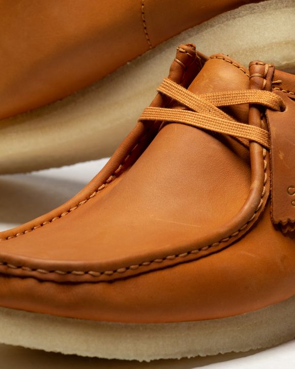 Clarks store tan wallabees