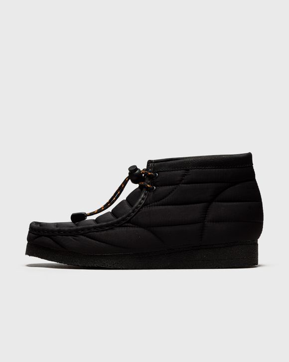 Wallabee Boot Black Quilted