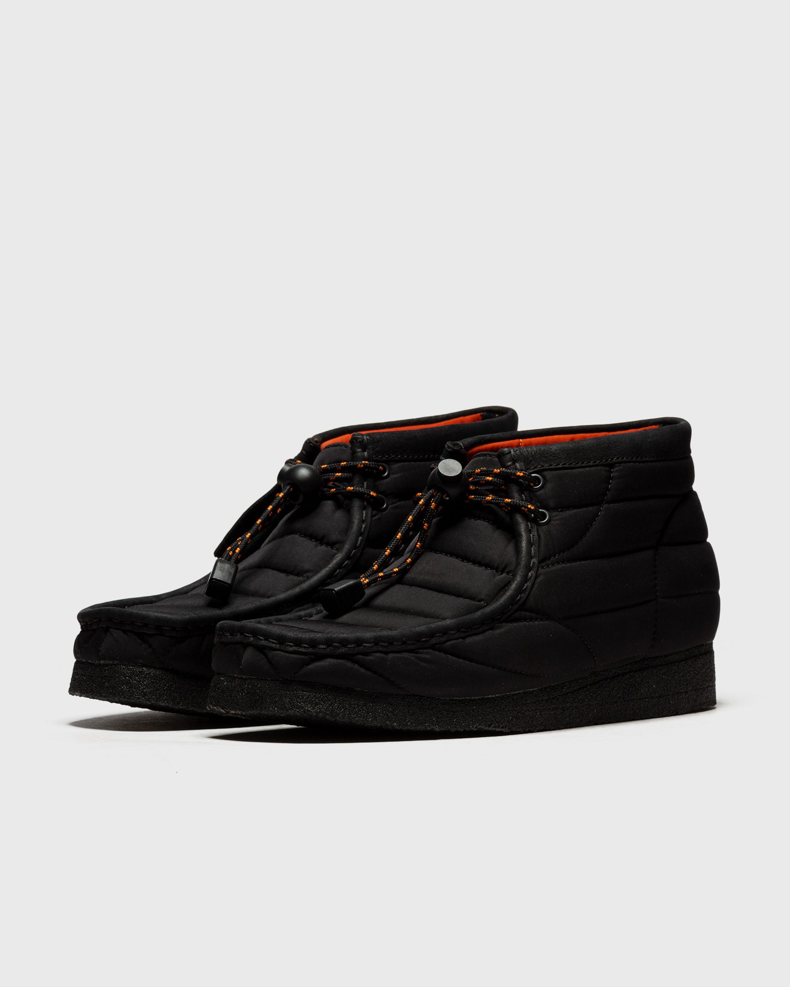Wallabee Boot Black Quilted