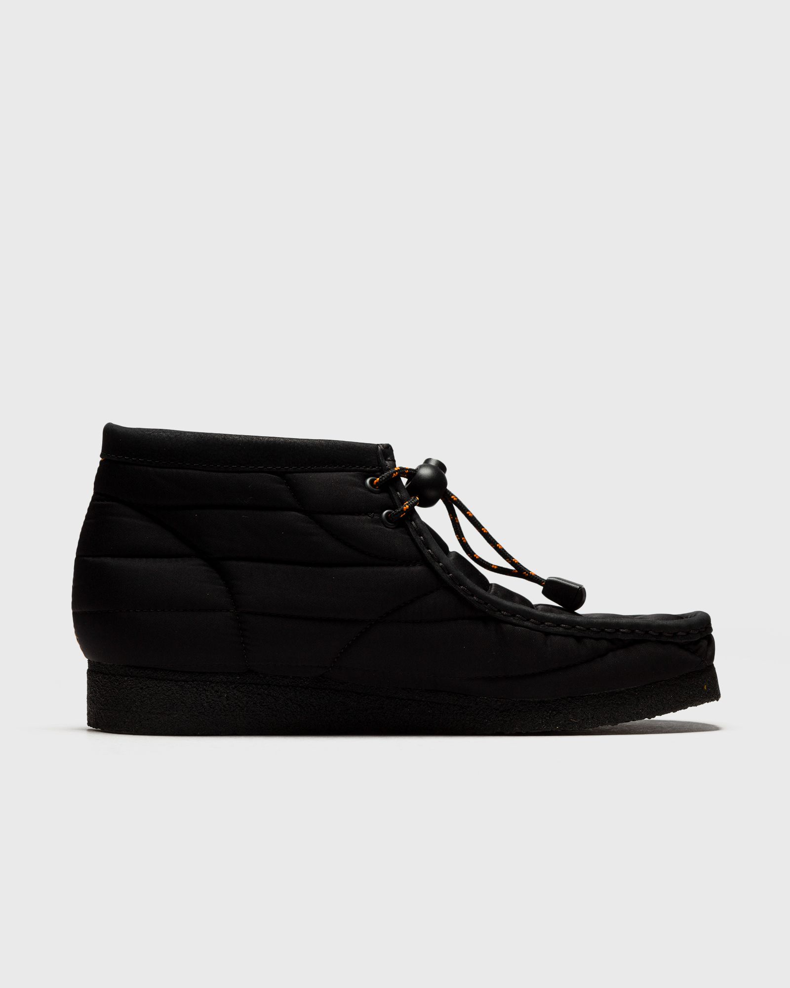 Wallabee Boot Black Quilted