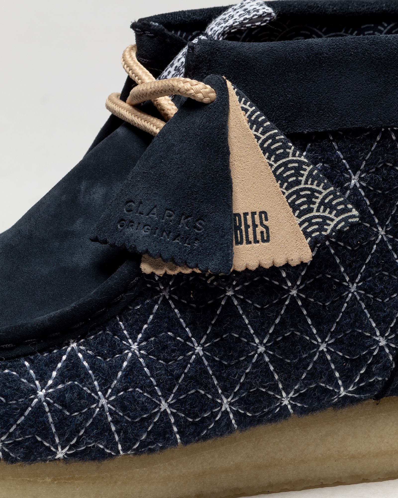Wallabee Boot Navy Sashiko