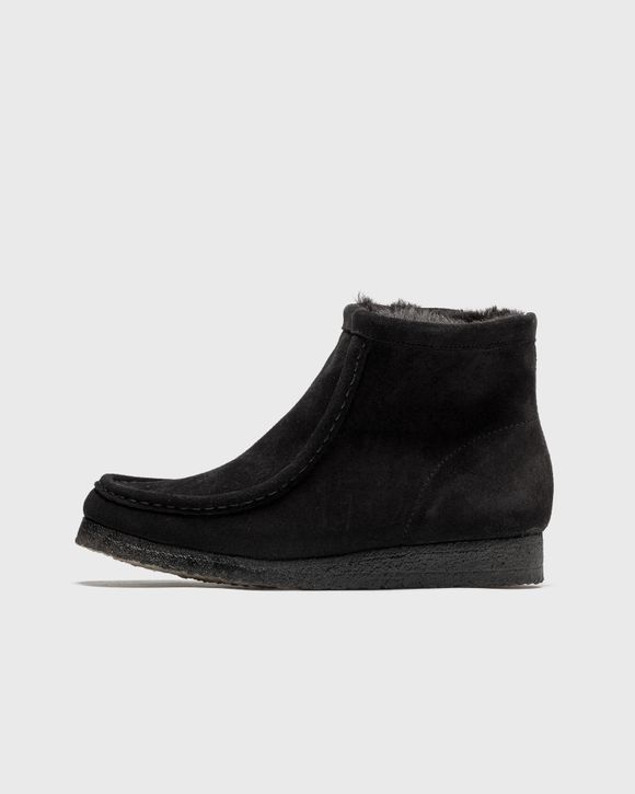 Clarks Originals WMNS Wallabee Hi Black - BLACK WLINED SDE