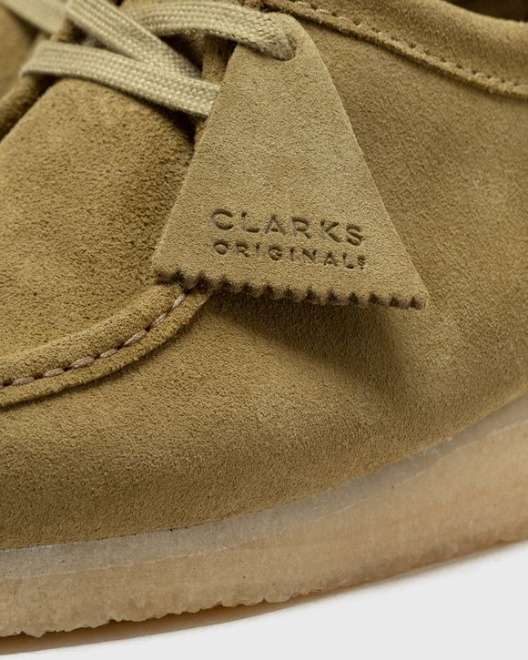 Clarks store wallabee olive