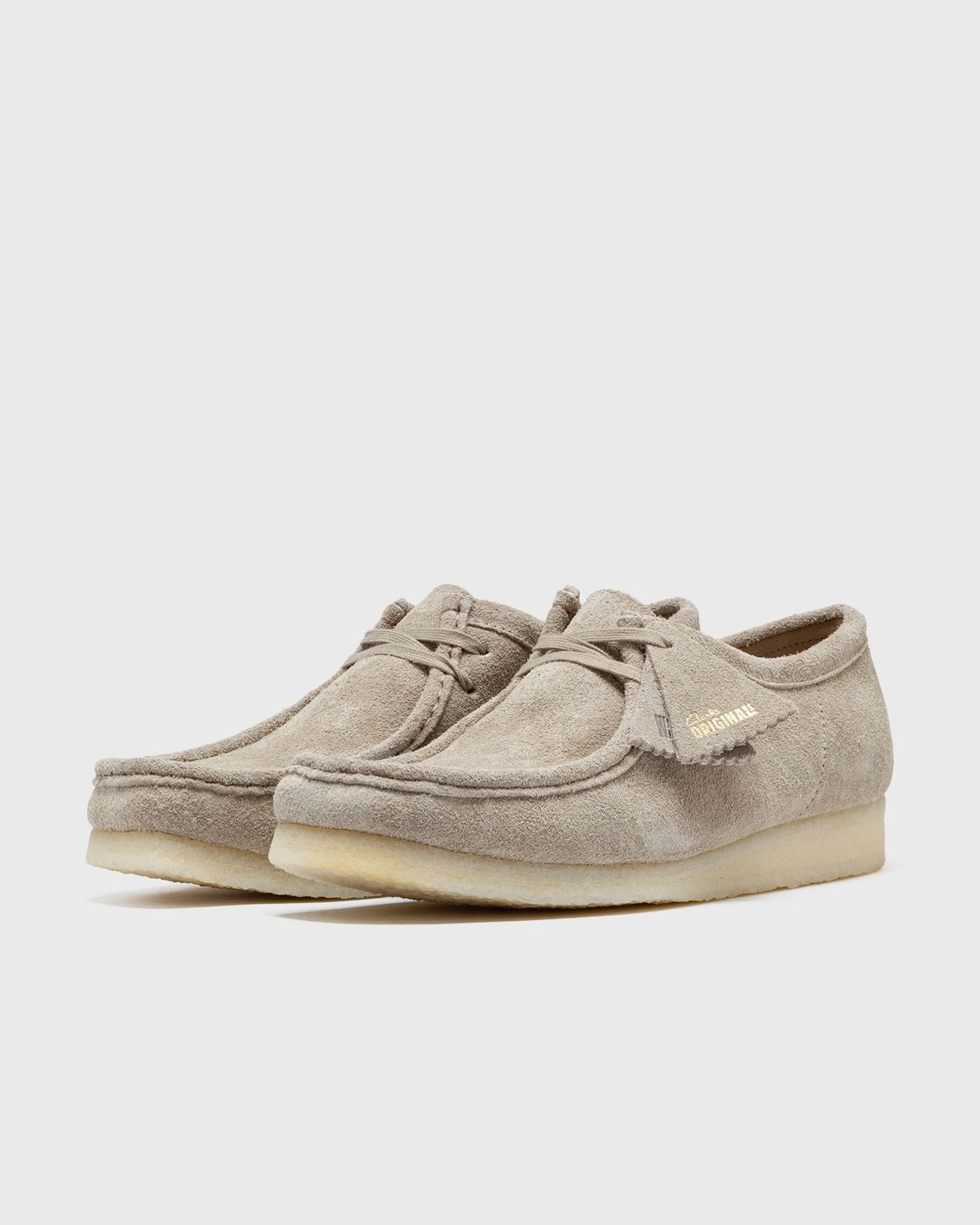 Clarks ウォラヒ レスアッフ スニカ WALLABEEM PALEGREYSDE Clarks Originals Wallabee Grey | BSTN Store