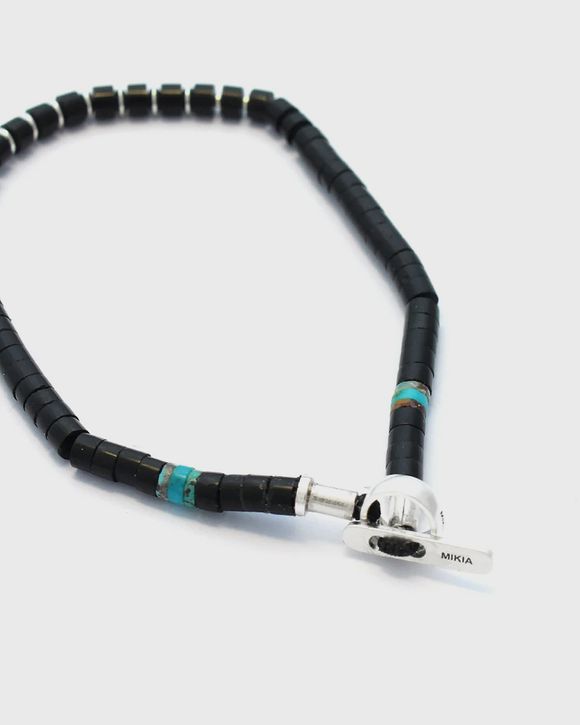 silver heishi bracelet