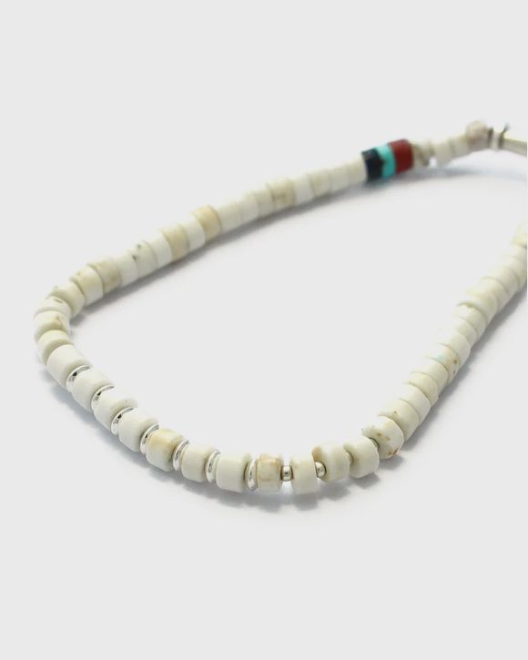 silver heishi bracelet