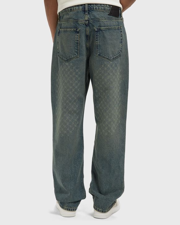 FADED MONOGRAM AMBA JEANS