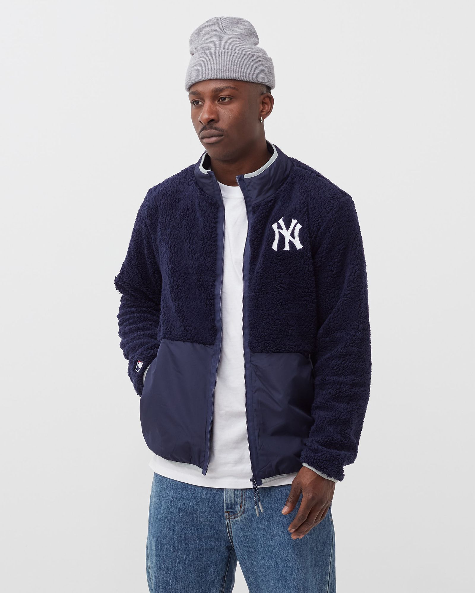 Sherpa Fleece Jacket New York Yankees