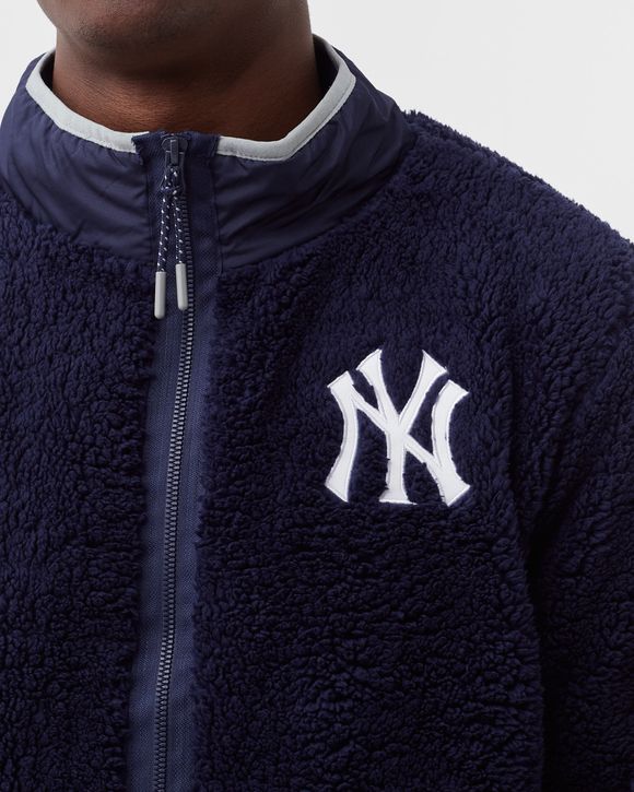 Fanatics Sherpa Fleece Jacket New York Yankees Blue NAVY