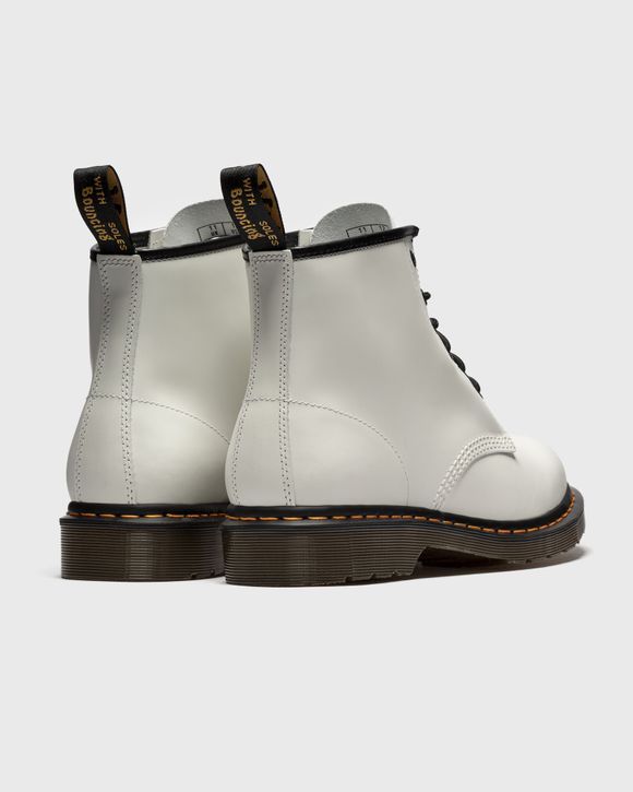 Dr.Martens 101 SMOOTH LEATHER LACE UP BOOTS White BSTN Store