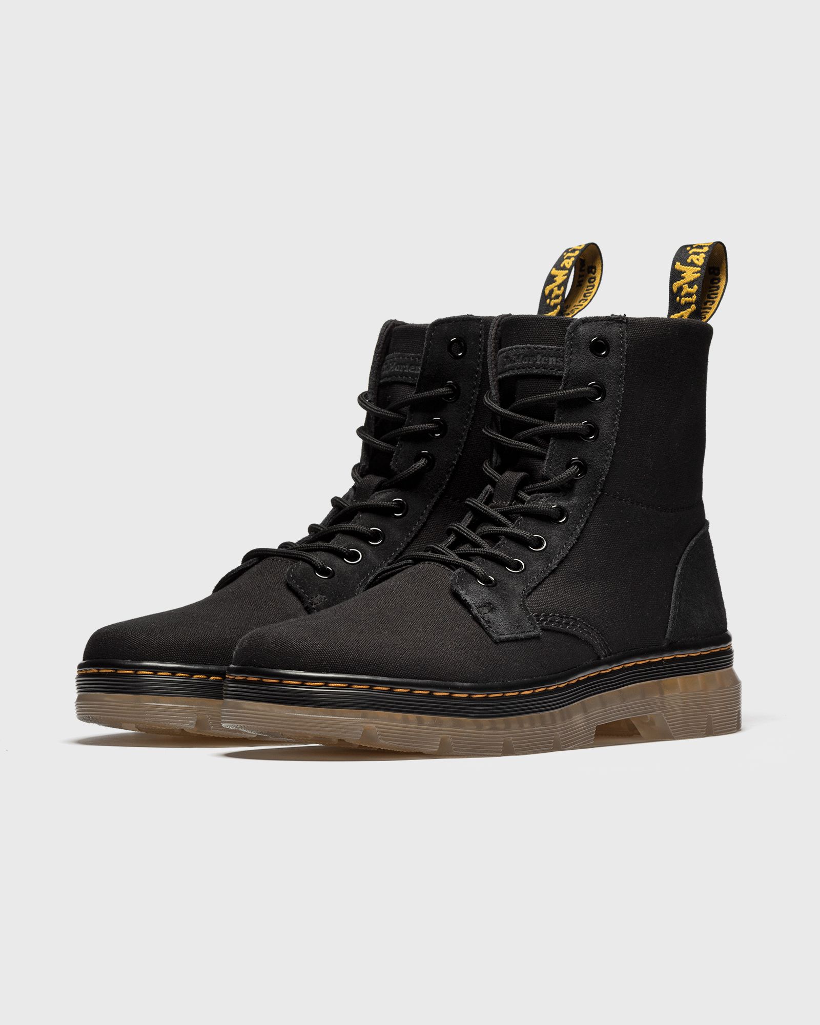 COMBS II Black Canvas Hi Suede