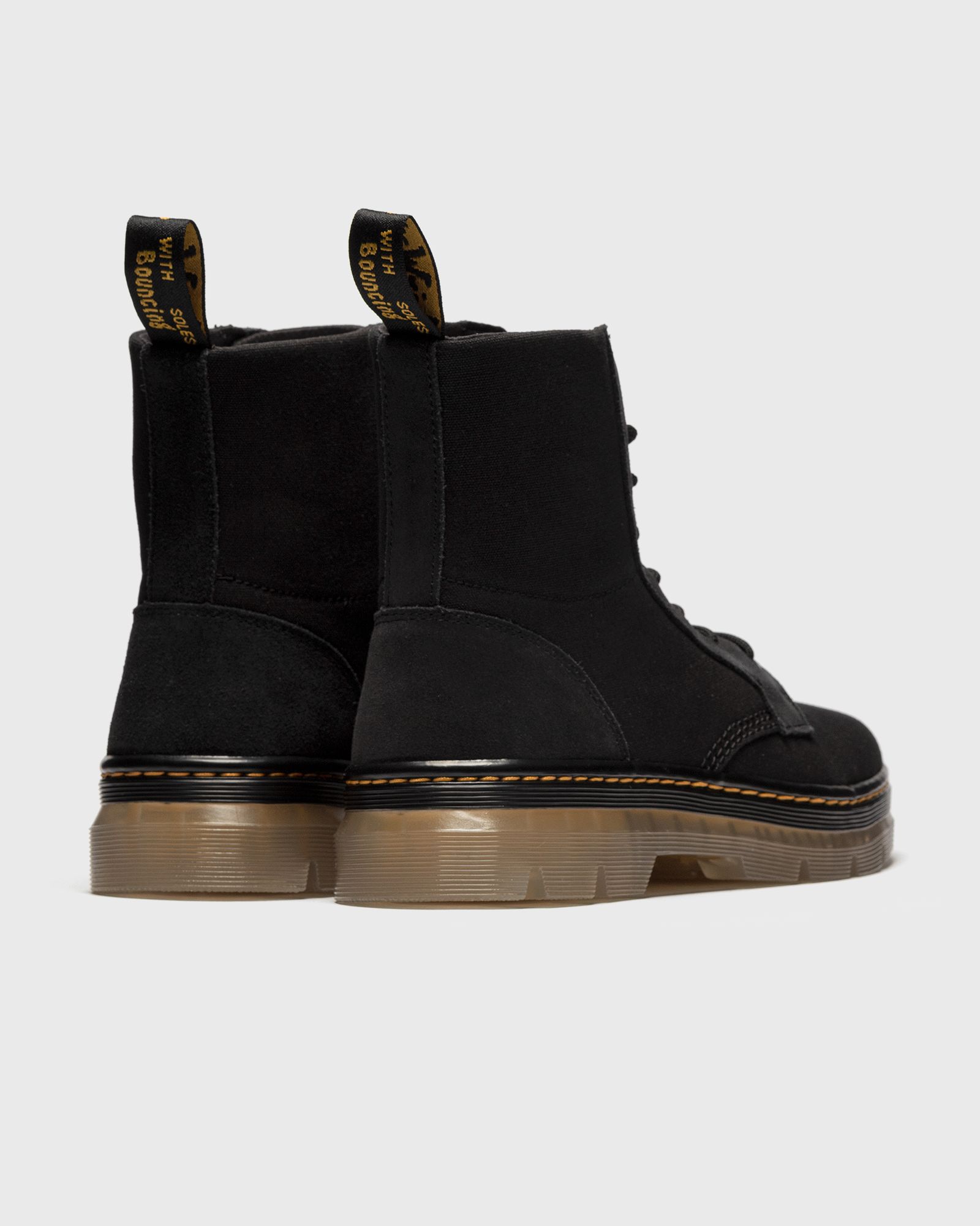 COMBS II Black Canvas Hi Suede