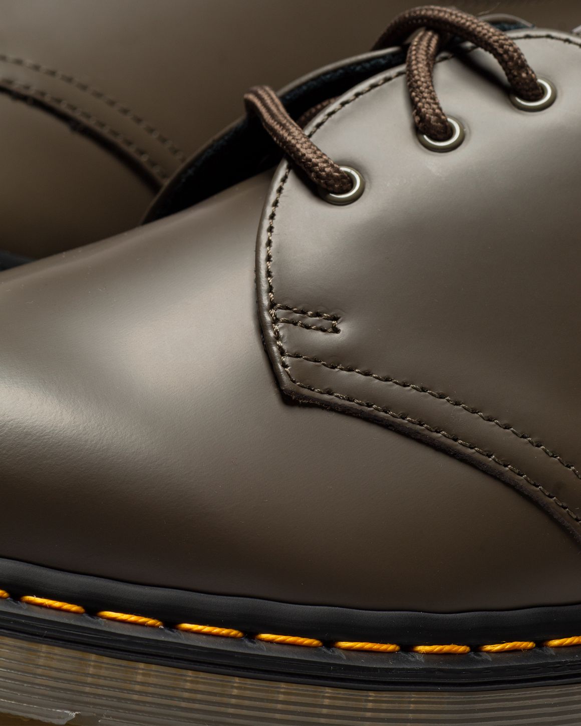 Dr.Martens 1461 Iced Khaki Grey Smooth Brown | BSTN Store