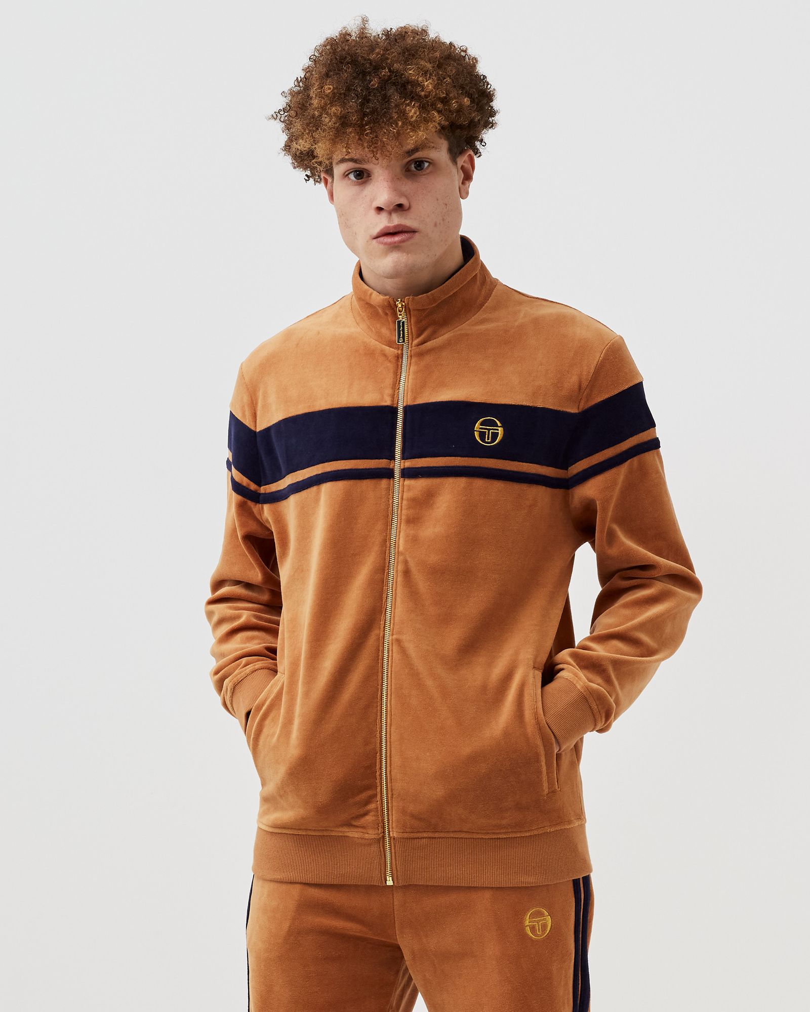 DAMARINDO VELOUR TRACK JACKET