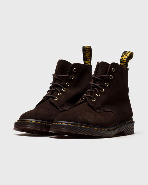 Dr.Martens 101 Ub Chocolate Repello Calf Suede Brown - BROWN