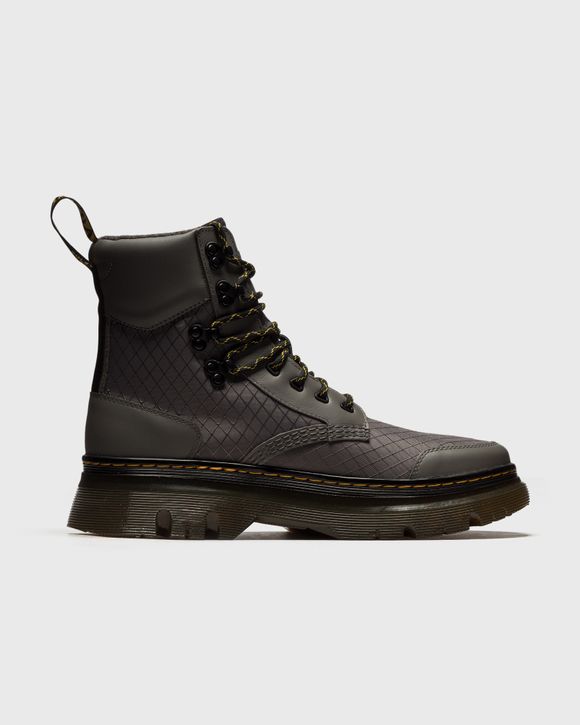 Dr.Martens Tarik Tg Gunmetal Oiled Full Grain Wp Nylon Ripstop