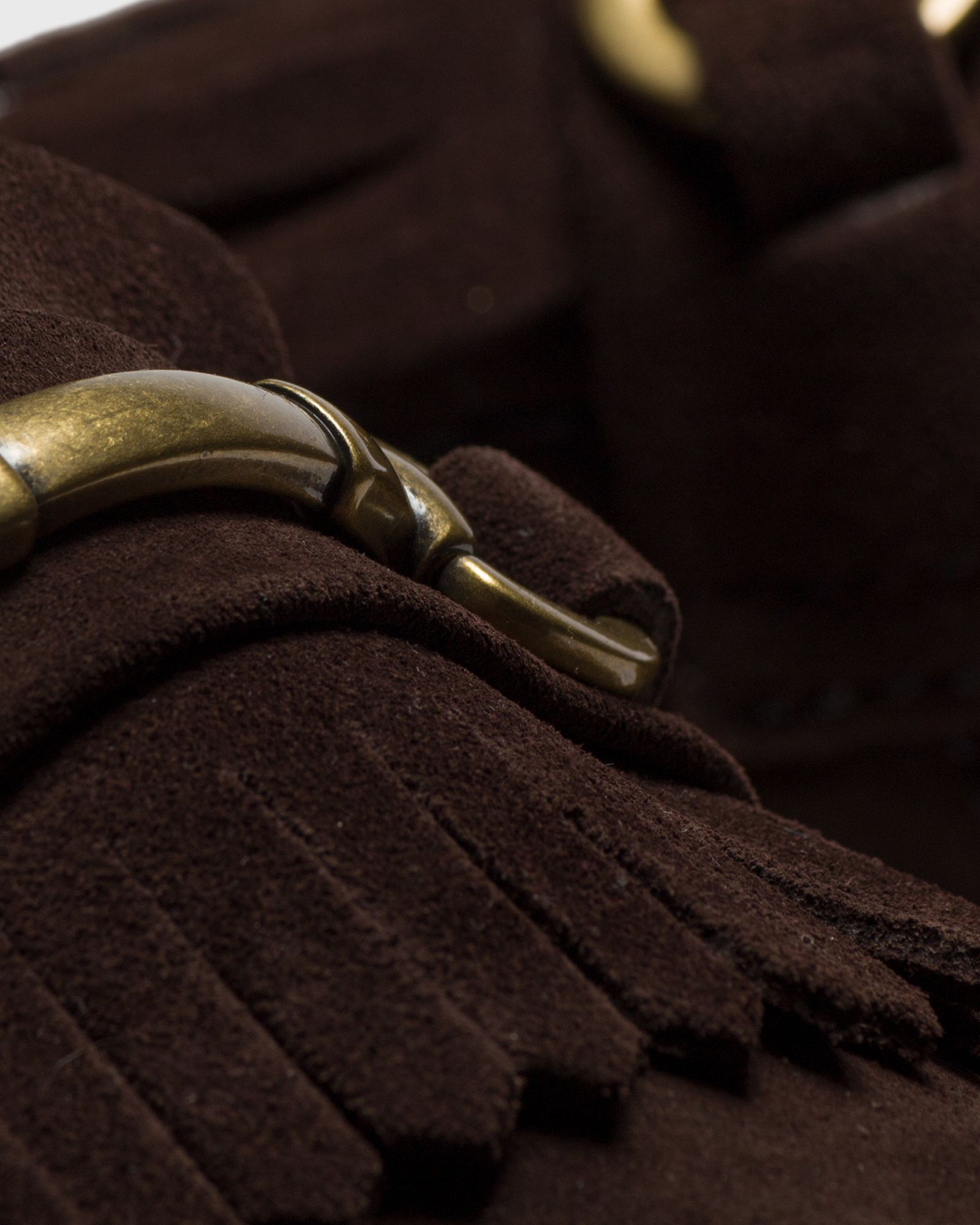 Adrian Snaffle Chocolate Repello Calf Suede