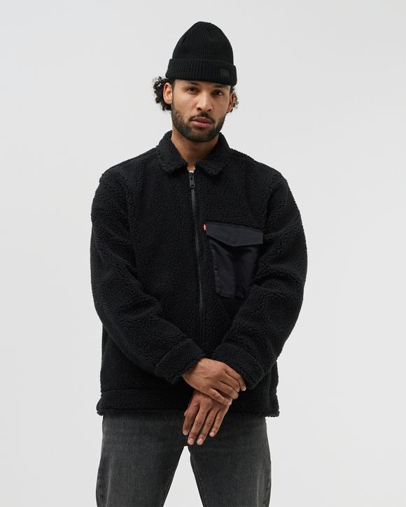 Levis MASON MINIMALIST JACKET Black Caviar