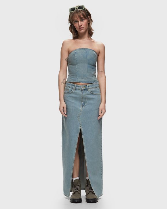 Monica Deconstructed Blue 6 Top
