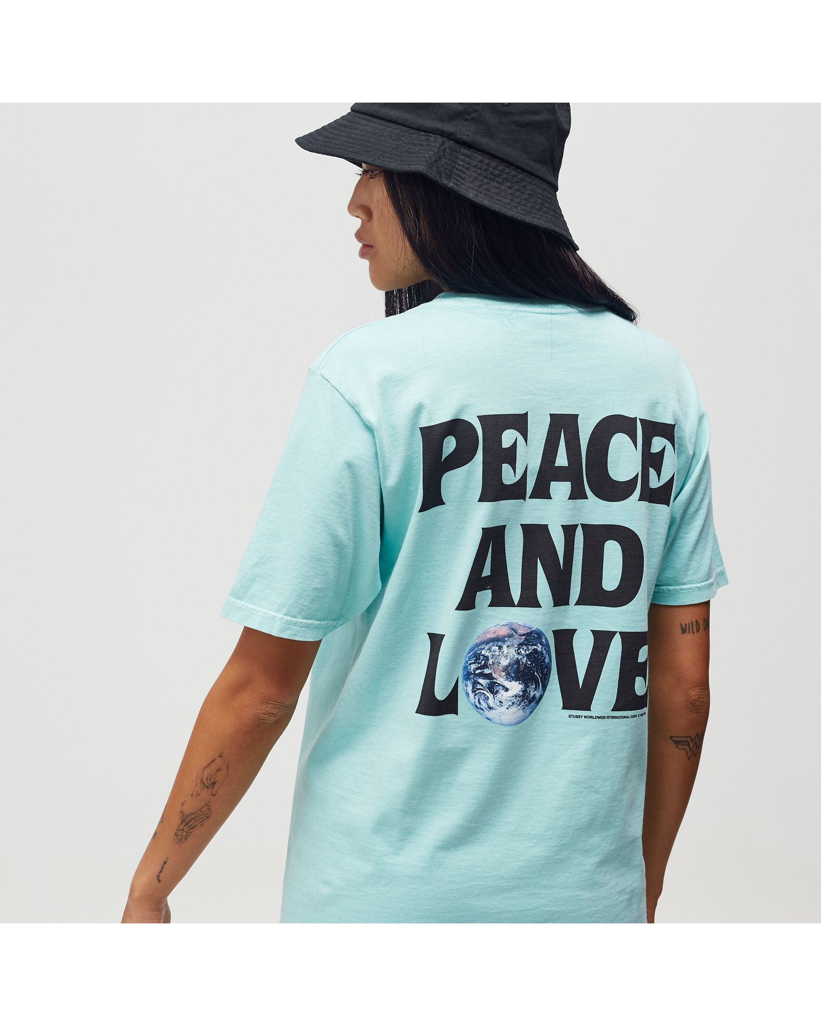 WMNS Peace & Love Pig. Dyed Tee