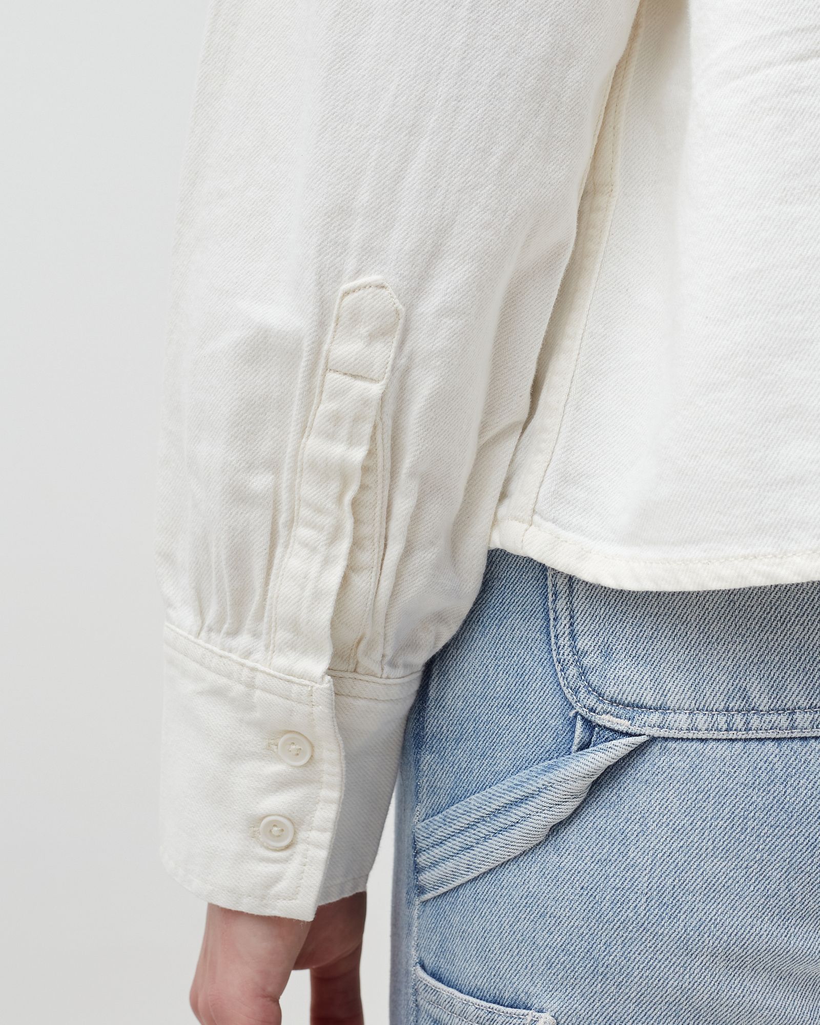 WMNS ZOEY PLEAT UTILITY SHIRT