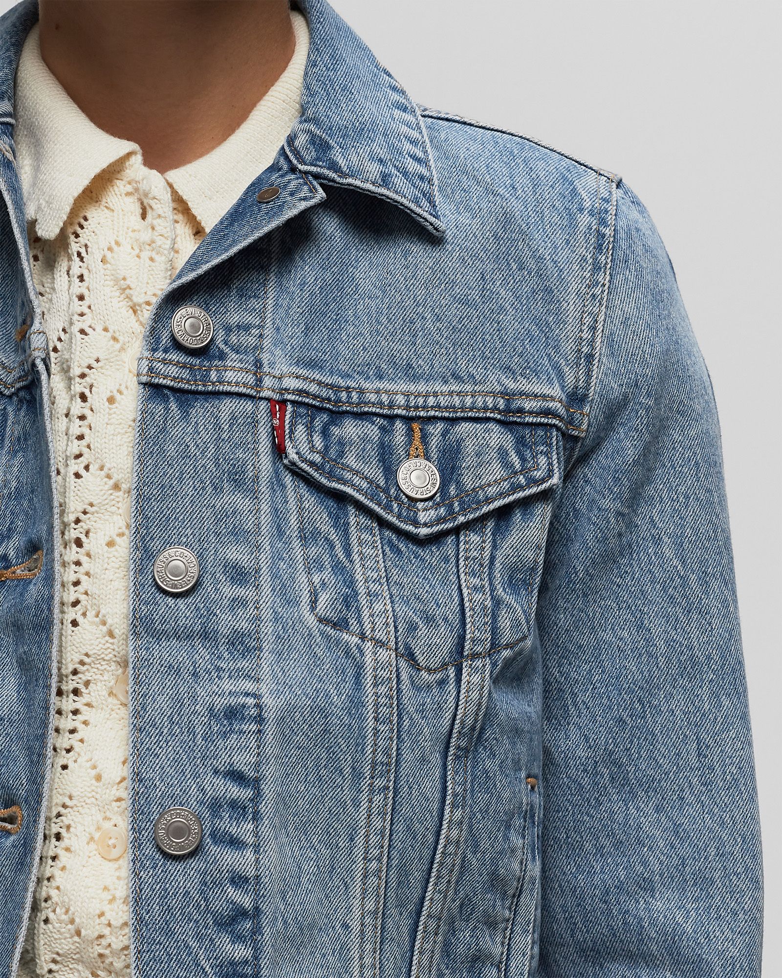 ORIGINAL TRUCKER MED INDIGO - WORN IN