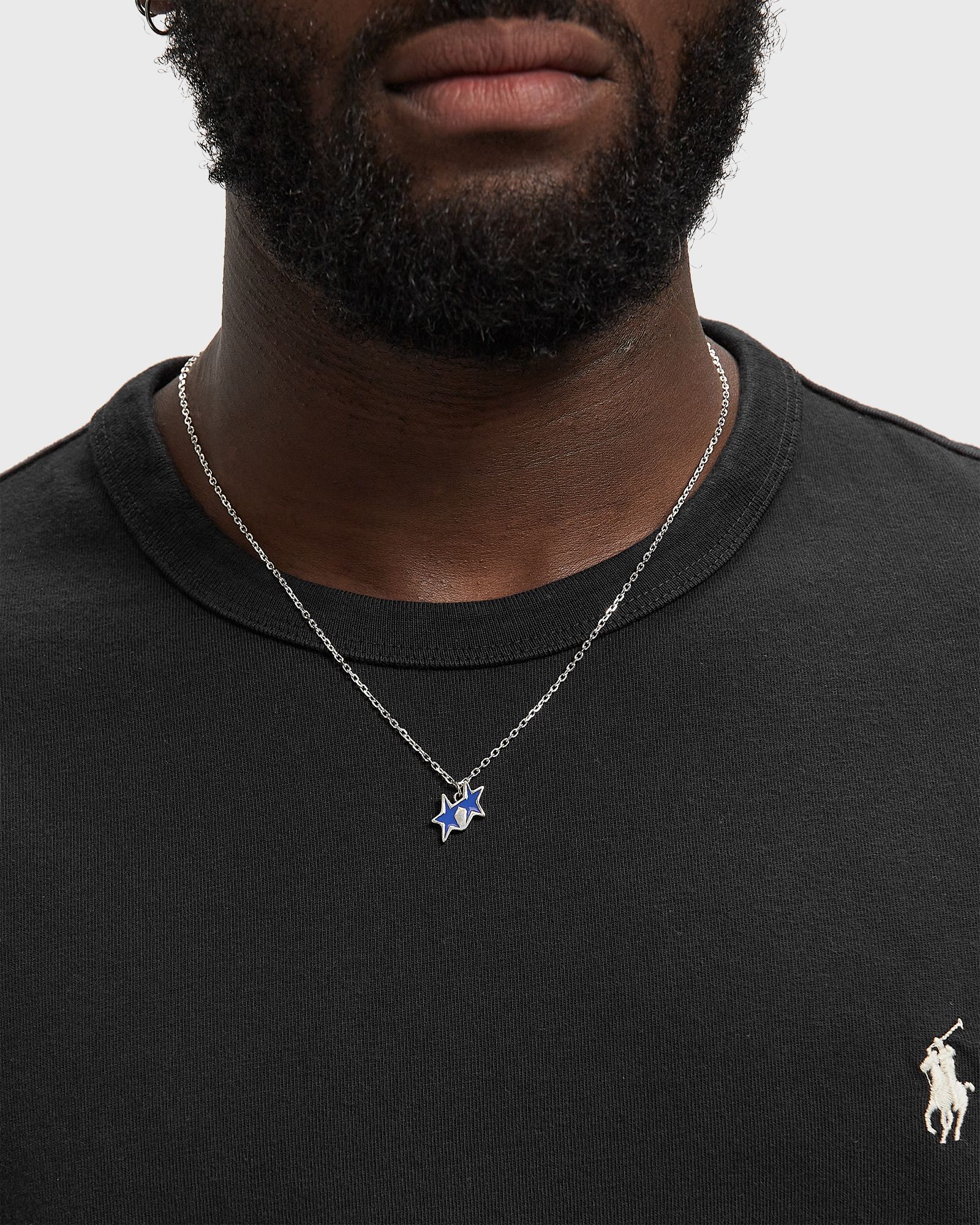 Tilted Enameled Necklace