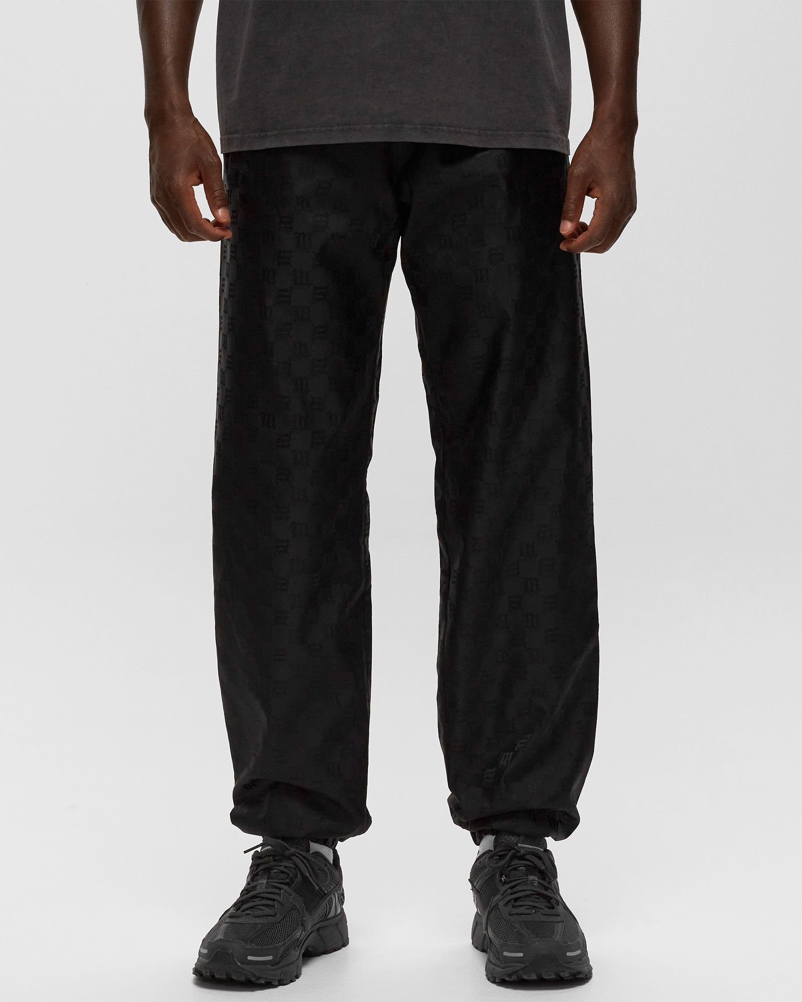 NYLON MONOGRAM TRACK TROUSERS
