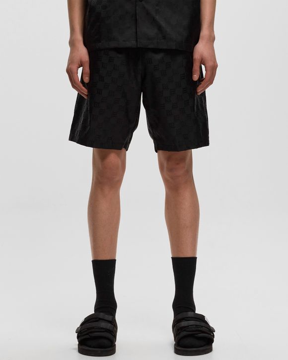 Clothes MISBHV Monogram Nylon Long Shorts Black (022M326