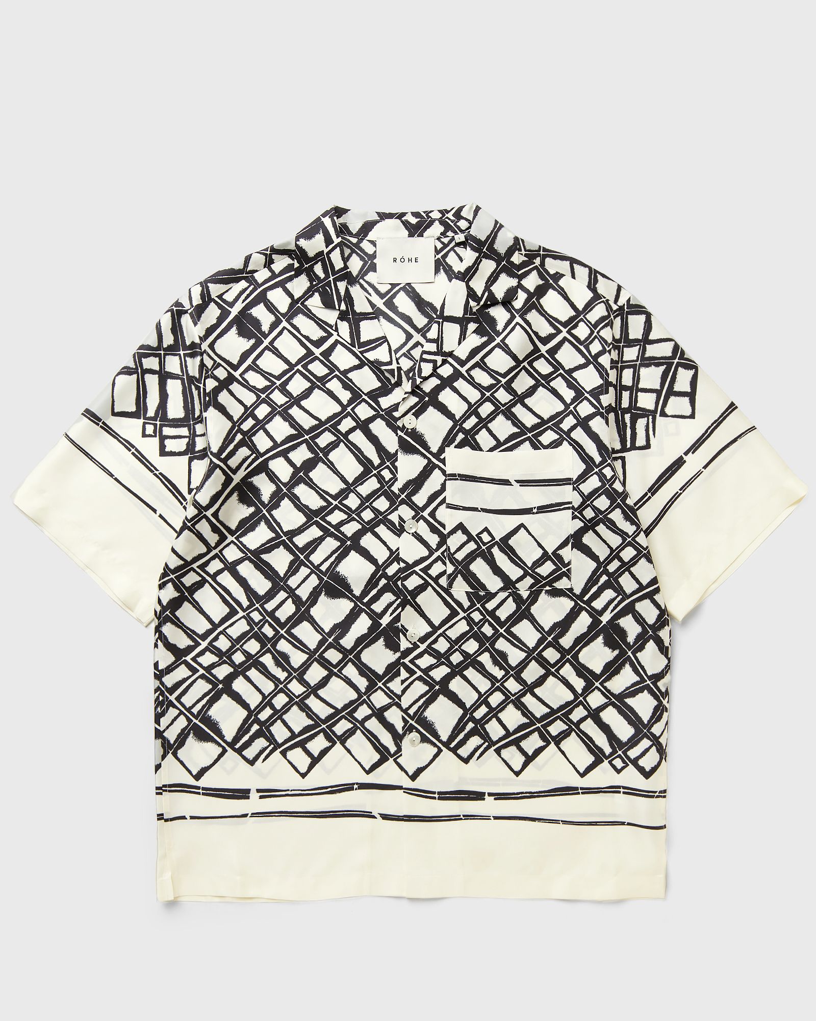 Silk labyrinth shirt