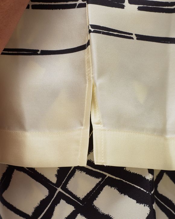 Silk labyrinth shirt