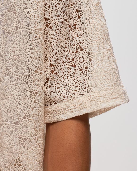 Resort crochet shirt