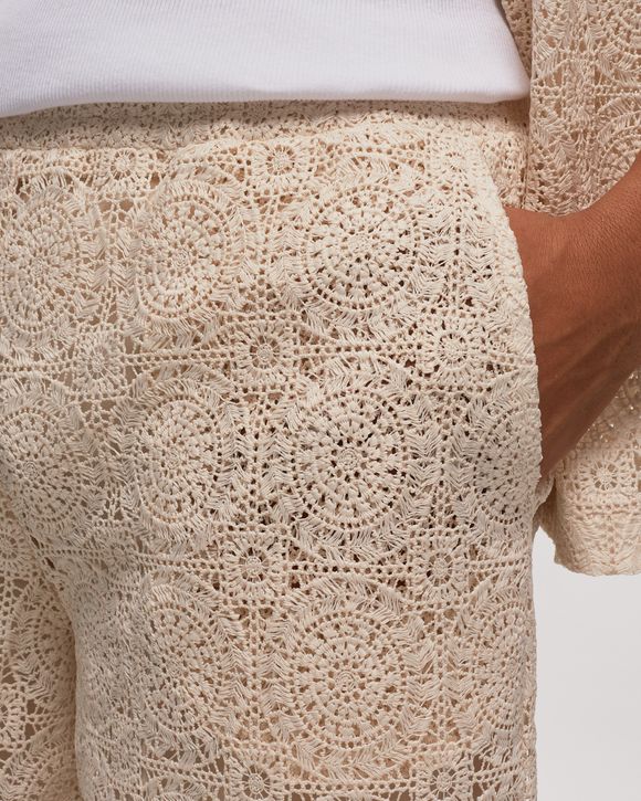 Resort crochet shorts